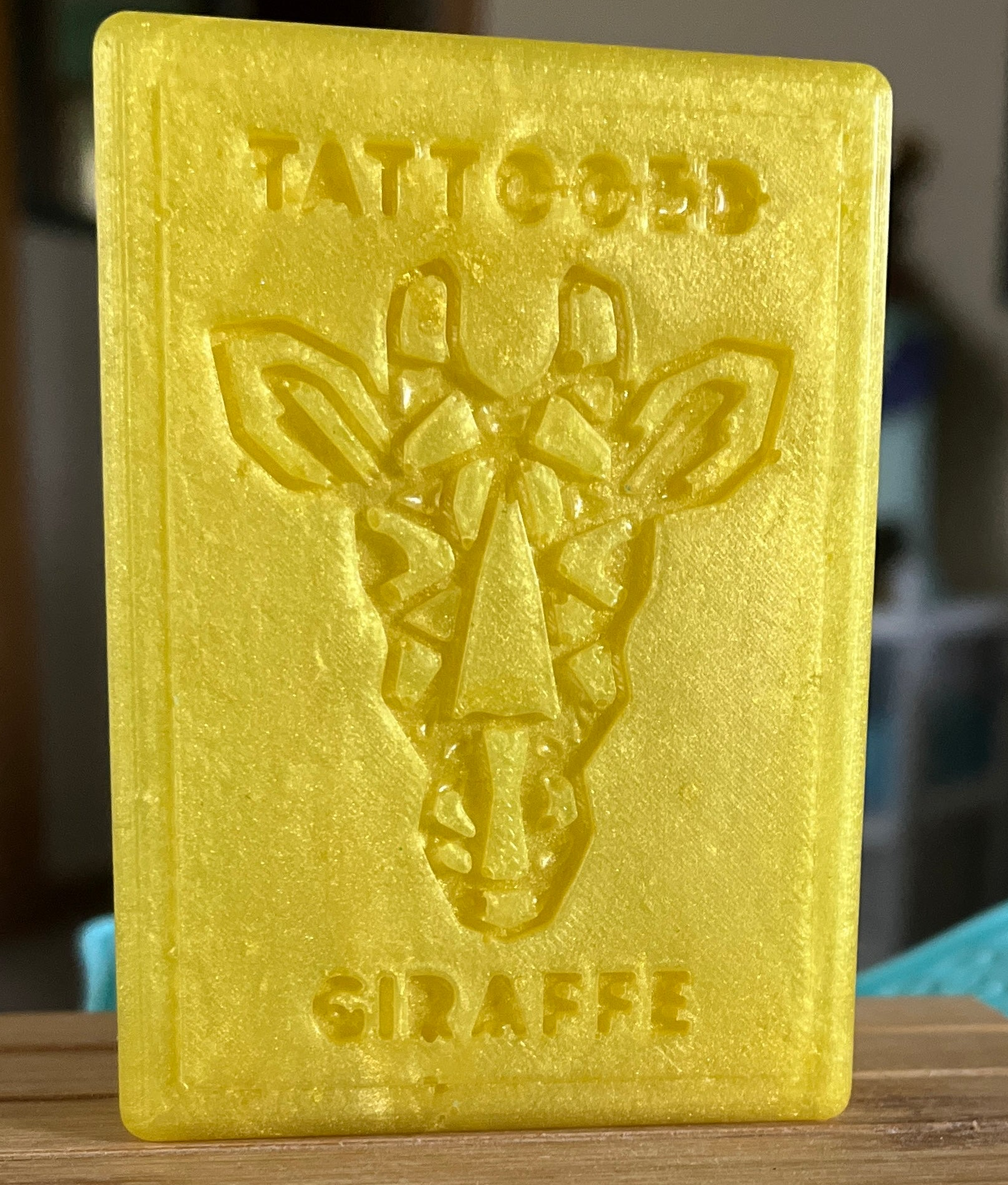 Tattooed Giraffe Logo Soap