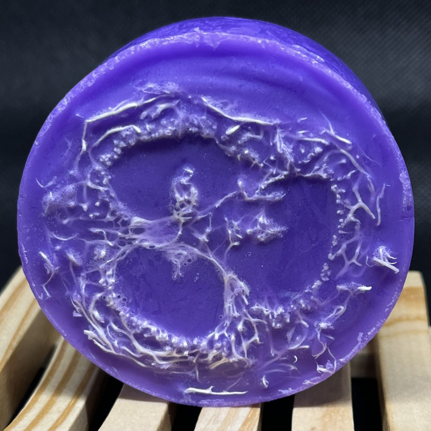 Lavender Fields Loofah Tattoo Soap Puck